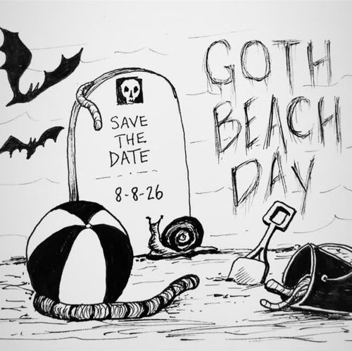 Goth Beach Day