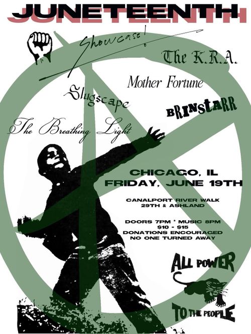 JUNETEENTH Showcase! with The K.R.A, Mother Fortune, Slugscape, The Breathing Light