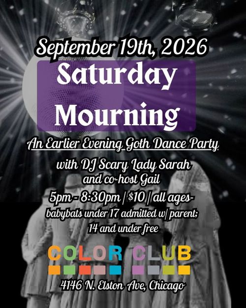 Saturday Mourning with DJ Scary Lady Sarah