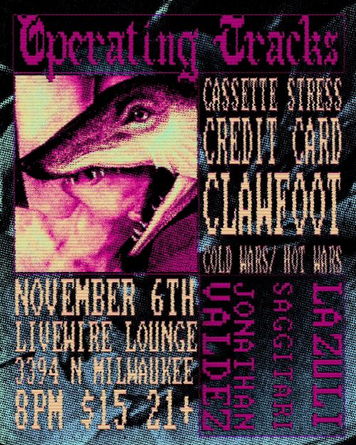Operating Tracks with Silent Wulf, Gwendolyn Dot, Slow Riser, Max Abstrax, DJs Rafaleux, Invicta, and Lazuli