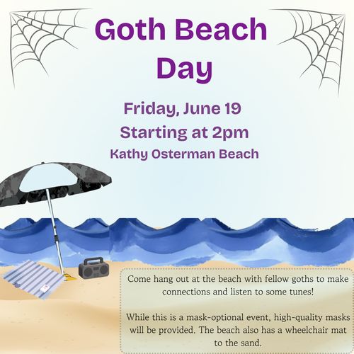 Goth Beach Day