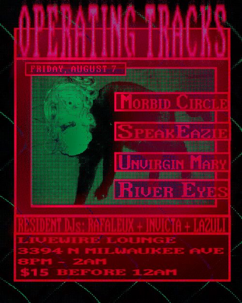 Operating Tracks with Bellhead (Record Release Show), WE Are The Asteroid, Slugscape, Cani Sciorri, DJs Rafaleux, Invicta, and Lazuli