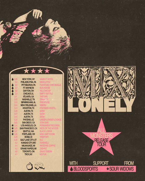 FREE MONDAY with MX LONELY, Bloodsports, Feller, Chaepter