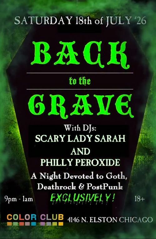 Back to the Grave with DJs Scary Lady Sarah and Philly Peroxide
