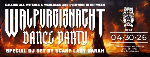 Walpurgisnacht with DJ Scary Lady Sarah
