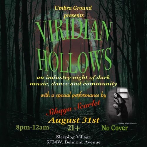Umbra Ground Presents: Viridian Hollows with DJs Invicta, Lazuli, and MAGENTA