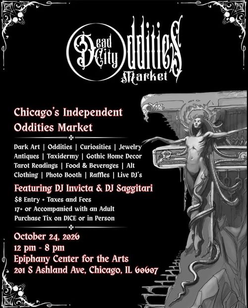 Dead City Oddities Market featuring DJs Invicta and Saggitari