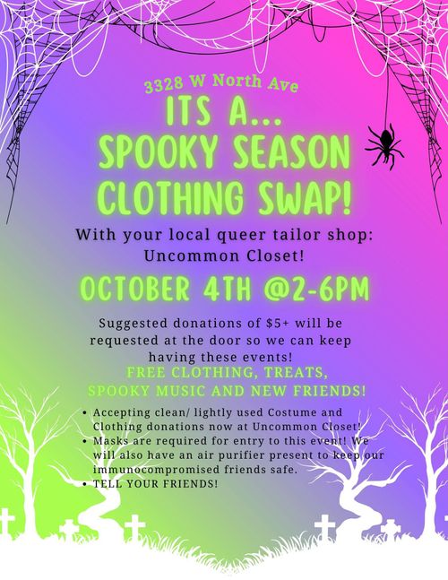 Spooky Season Clothing Swap