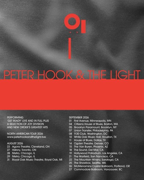 Peter Hook & The Light (Night 1)