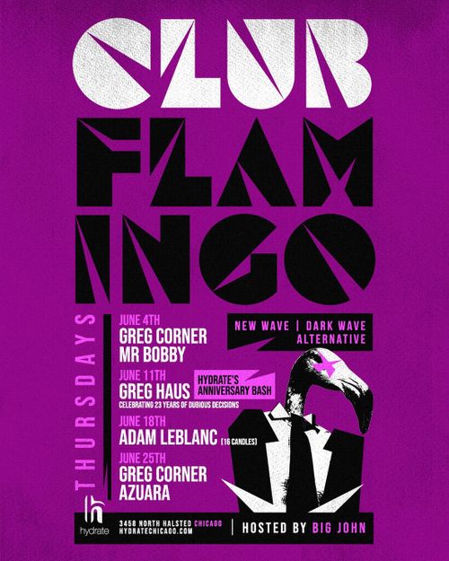 CLUB FLAMINGO with DJs Greg Corner, Club Drippy (Pixel Grip)