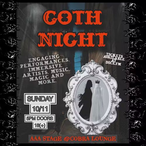 Goth Beach Day and The Museum of You present: Goth Night