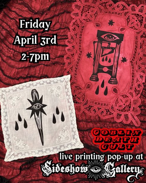 Live Printing with Goblin Death Cult