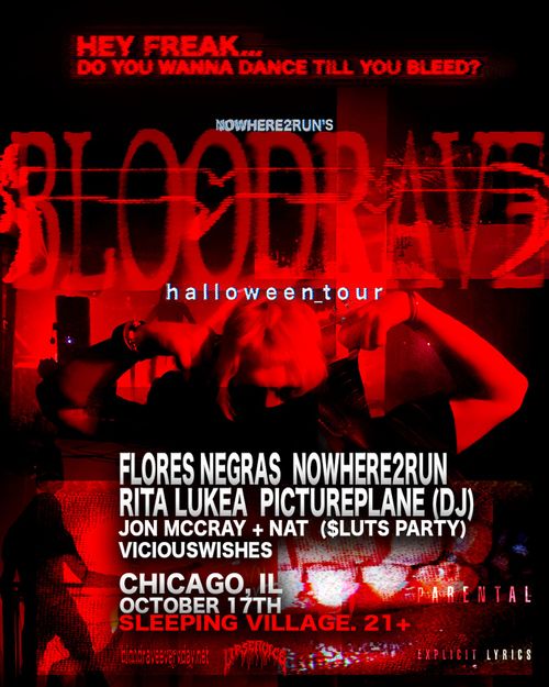 NOWHERE2RUN's BLOODRAVE Halloween Tour